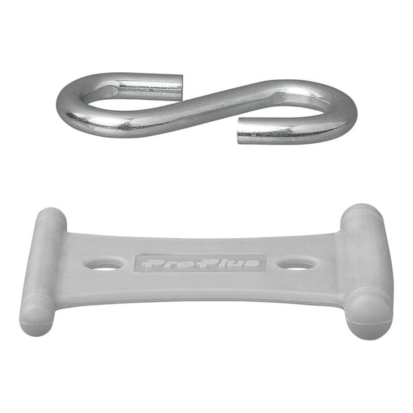 HANGER WITH S-HOOK FOR 5/6MM OR 7/8MM TENT RAIL