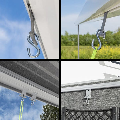 HANGER WITH S-HOOK FOR 5/6MM OR 7/8MM TENT RAIL