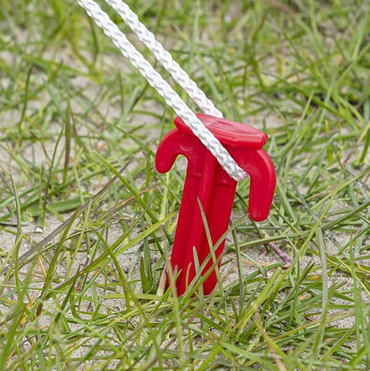 PLASTIC TENT PEGS - 19CM - SET OF 6 PIECES