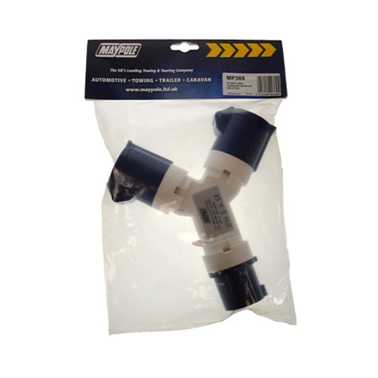 MP369 Caravan 230V 2 Way Hook-Up Splitter