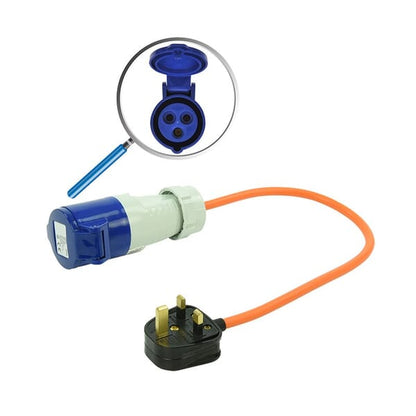 PLUG ADAPTER - 40CM - FROM UK (IRISH) TO CEE