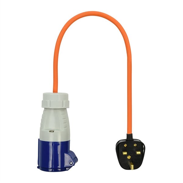 PLUG ADAPTER - 40CM - FROM UK (IRISH) TO CEE