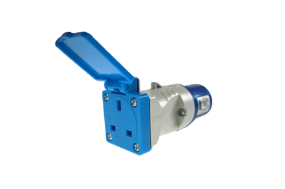 MP3758 230V 16A Caravan Plug to BS Socket Adaptor