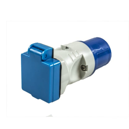 MP3758 230V 16A Caravan Plug to BS Socket Adaptor