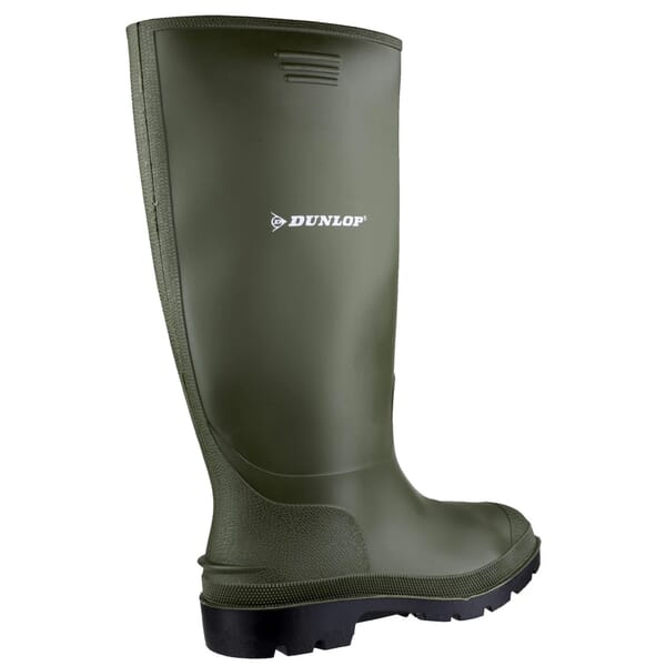 DUNLOP GREEN PVC ADULTS WELLINGTON - NON-SAFETY