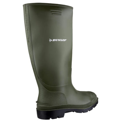 DUNLOP GREEN PVC ADULTS WELLINGTON - NON-SAFETY
