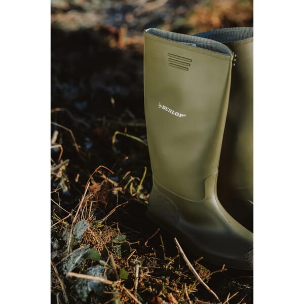 DUNLOP GREEN PVC ADULTS WELLINGTON - NON-SAFETY
