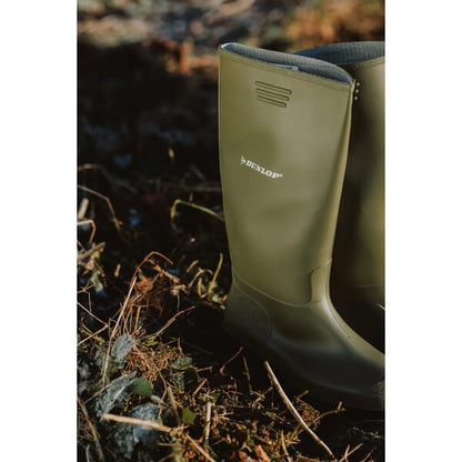 DUNLOP GREEN PVC ADULTS WELLINGTON - NON-SAFETY