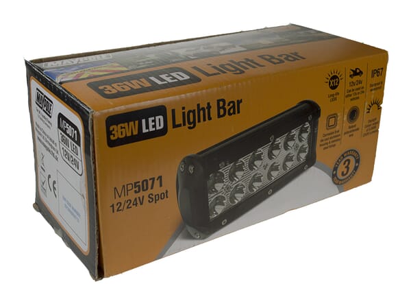 MP5071 12/24V 36W (12 x 3W) Spot LED Light Bar