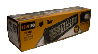 MP5072 12/24V 72W (24 x 3W) Spot/Flood Combo LED Light Bar