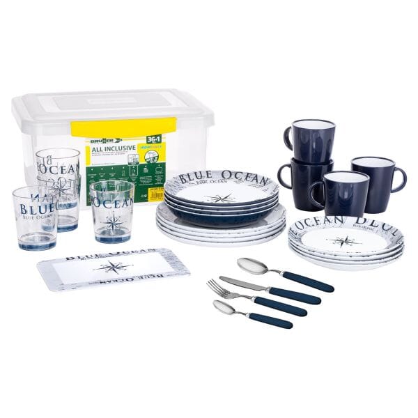 BLUE OCEAN TABLEWARE SERIES TABLEWARE SET 37PCE