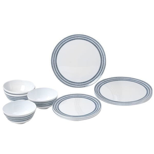 BRUNNER TABLEWARE SET MIDDAY BLUEBAY 12PCE