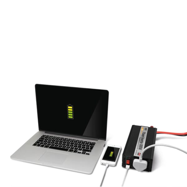 MP56080 800W 12V/230V Power Inverter with USB