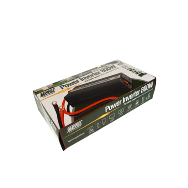 MP56080 800W 12V/230V Power Inverter with USB