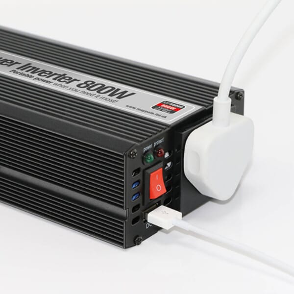 MP56080 800W 12V/230V Power Inverter with USB