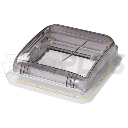 ROOF HATCH - 400X400MM - TRANSPARENT WITH LED - WITHOUT VENTILATION