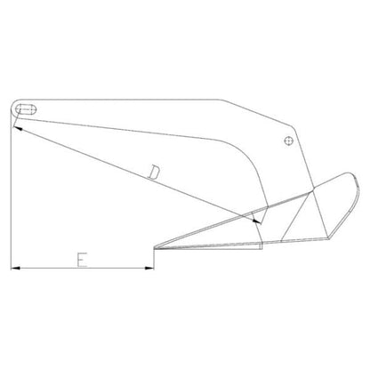 TALAMEX DC (DELTA) GALVANISED ANCHOR