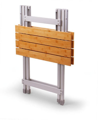 HOLIDAY TRAVEL SINGLE BAMBOO FOLDING TABLE
