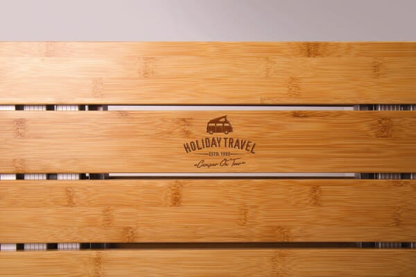 HOLIDAY TRAVEL SINGLE BAMBOO FOLDING TABLE