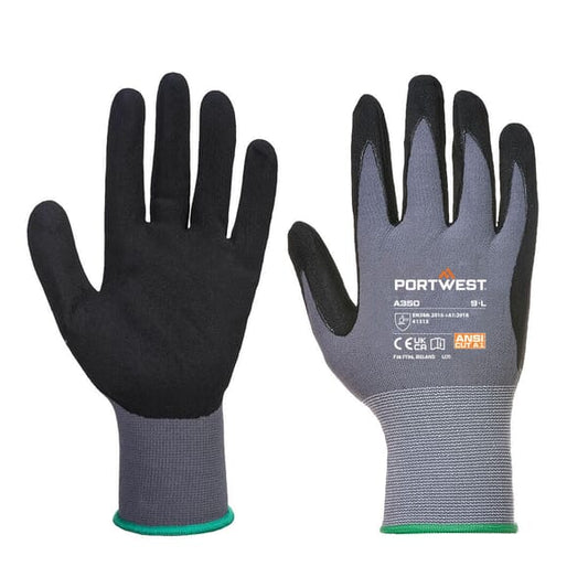 A350 GRIP15 NITRILE SANDY GLOVES