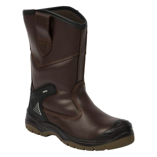 APACHE BROWN WATERPROOF RIGGER BOOT S3 WR SRC