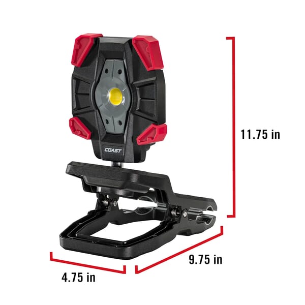 COAST CL40R RECHARGABLE / AC/DC DUAL POWER CLAMP WORKLIGHT 3900 LUMENS