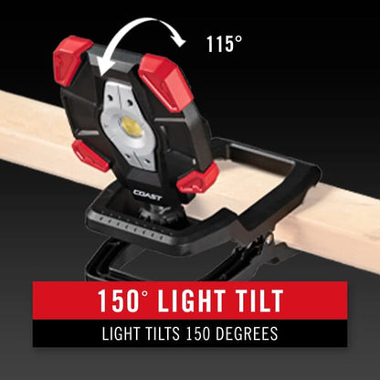 COAST CL40R RECHARGABLE / AC/DC DUAL POWER CLAMP WORKLIGHT 3900 LUMENS