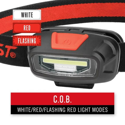 COAST FL13R RECHARGABLE LED HEADLAMP 270 LUMENS WITH RED AND WHITE LIGHT