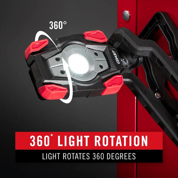 COAST CL20R RECHARGABLE / AC/DC DUAL POWER CLAMP WORKLIGHT 1750 LUMENS