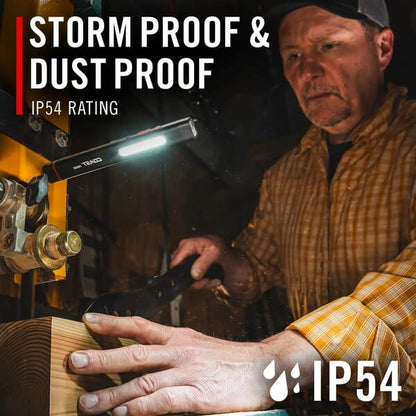 COAST PM50R RECHARGABLE WORKLIGHT - WHITE RED AND LASER LIGHTING - DUST AND WATER RESISTANT (IP54)