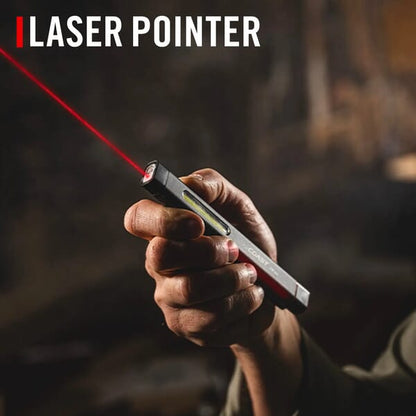 COAST PM50R RECHARGABLE WORKLIGHT - WHITE RED AND LASER LIGHTING - DUST AND WATER RESISTANT (IP54)