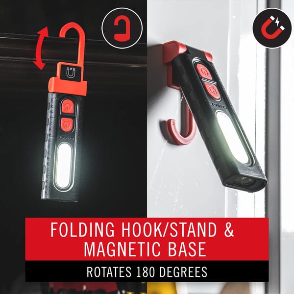 COAST PM100R RECHARGABLE / USB C DUAL POWER WORKLIGHT SPOT OR FLOOD LIGHT