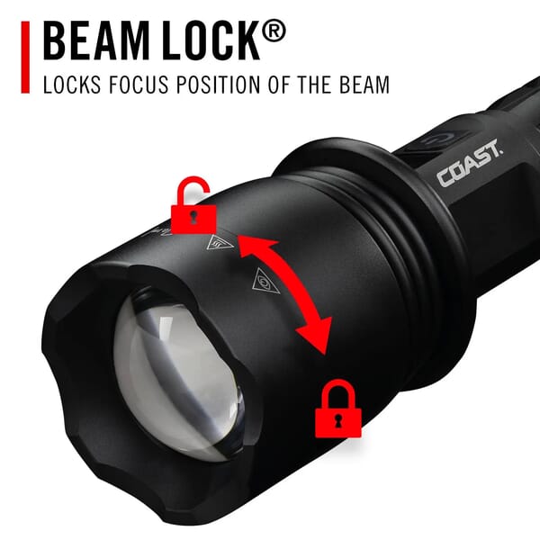 COAST XP40R RECHARGABLE TORCH 8000 LUMENS