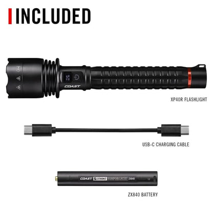 COAST XP14R RECHARGABLE TORCH 4500 LUMENS