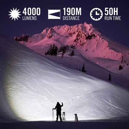 COAST XP20R RECHARGABLE FLASHLIGHT 4000 LUMENS