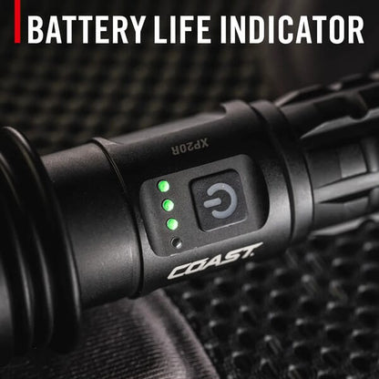 COAST XP20R RECHARGABLE FLASHLIGHT 4000 LUMENS