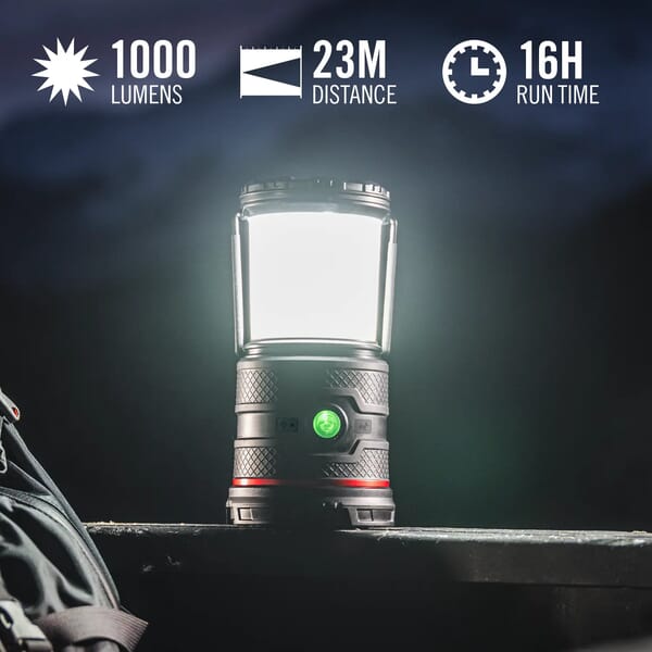 COAST EAL35R RECHARGABLE VOICE CONTROL LANTERN 1000 LUMENS WITH POWERBANK
