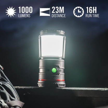 COAST EAL35R RECHARGABLE VOICE CONTROL LANTERN 1000 LUMENS WITH POWERBANK