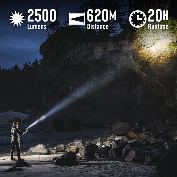 COAST LS20R RECHARGABLE SPOTLIGHT 1/4MILE BEAM 2500 LUMENS WATERPROOF FLOATING