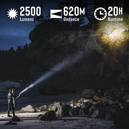 COAST LS20R RECHARGABLE SPOTLIGHT 1/4MILE BEAM 2500 LUMENS WATERPROOF FLOATING