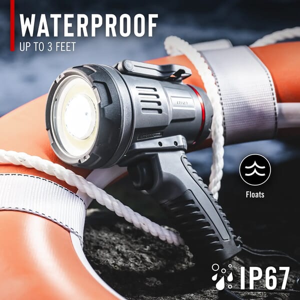 COAST LS20R RECHARGABLE SPOTLIGHT 1/4MILE BEAM 2500 LUMENS WATERPROOF FLOATING