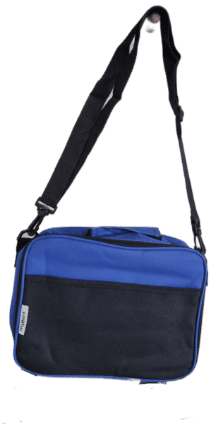 MYBENTO LUNCH COOLER BAG WITH CARRY STRAP - BLUE