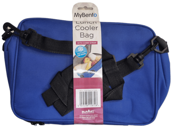 MYBENTO LUNCH COOLER BAG WITH CARRY STRAP - BLUE
