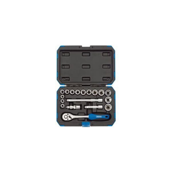 Draper SOCKET SET 3/8"DR 18PC METRIC