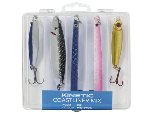 KINETIC COASTLINER ASSORTED LURES 5PC MULTIPACK