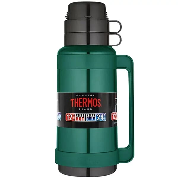 THERMOS MONDIAL FLASK WITH HANDLE - ASSORTED COLOURS