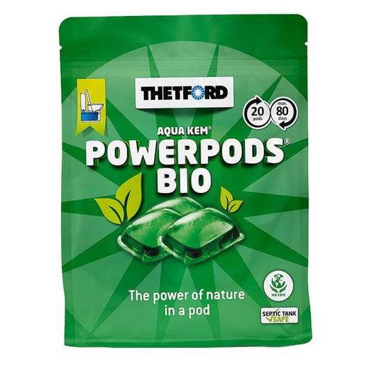 THETFORD TOILET ADDITIVE POWERPODS BIO 20 PACK