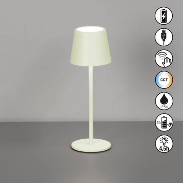 FISCHER & HONSEL ROXI TABLE LAMP DIMMABLE BATTERY ADJUSTABLE 1.5W