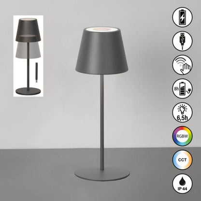 FISCHER & HONSEL RAVENNA LED TABLE LAMP 2W DIMMABLE BATTERY ADJUSTABLE LIGHT
