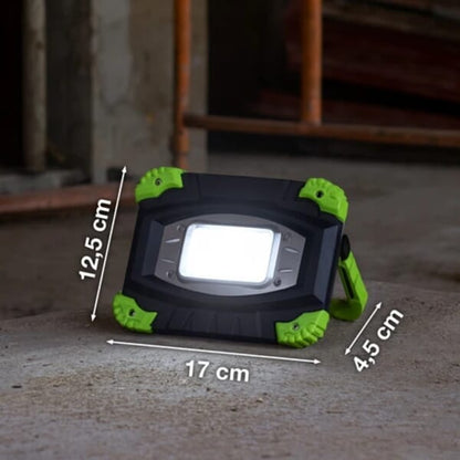 FISCHER & HONSEL MULTIGLOW RECHARGABLE OUTDOOR SPOTLIGHT WITH POWERBANK 8W